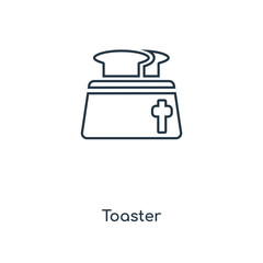 toaster icon vector