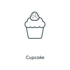 cupcake icon vector