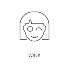Obraz premium wink icon