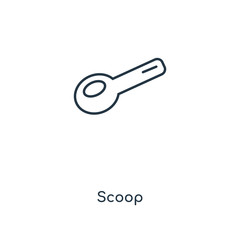 scoop icon vector