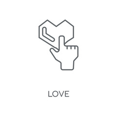 Fototapeta premium love icon