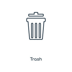 trash icon vector