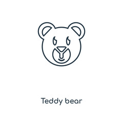 teddy bear icon vector