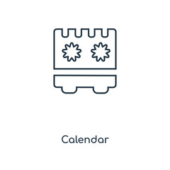 calendar icon vector