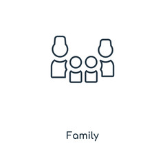 family icon vector