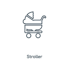 stroller icon vector