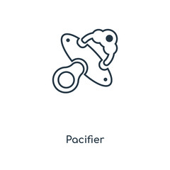 pacifier icon vector