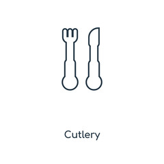 cutlery icon vector