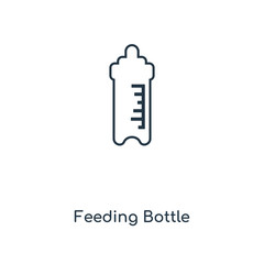 feeding bottle icon vector