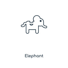 elephant icon vector