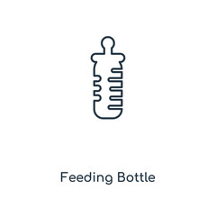 feeding bottle icon vector