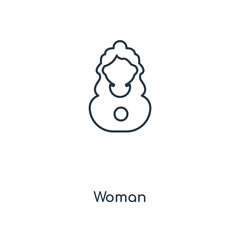 woman icon vector