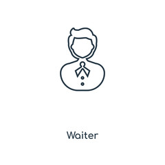 waiter icon vector