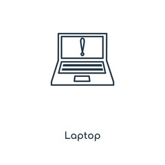 Obraz premium laptop icon vector