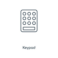 keypad icon vector