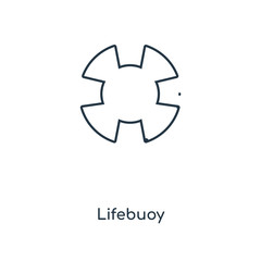 lifebuoy icon vector