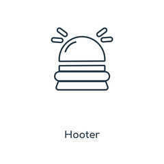 hooter icon vector