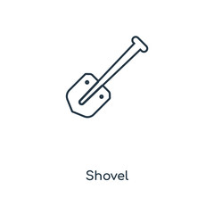 shovel icon vector