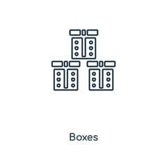 boxes icon vector