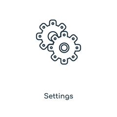 settings icon vector