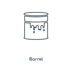 barrel icon vector