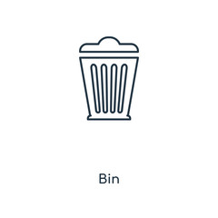 bin icon vector