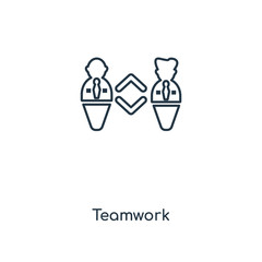 teamwork icon vector