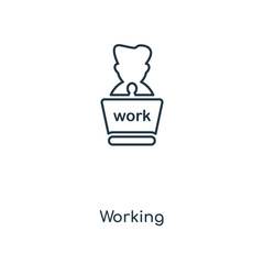 working icon vector