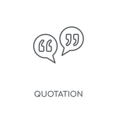 Obraz premium quotation icon