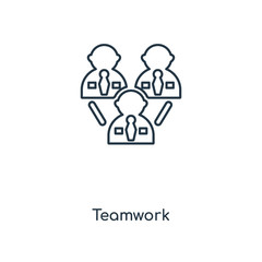 teamwork icon vector
