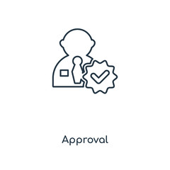 approval icon vector