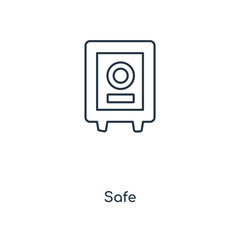 safe icon vector