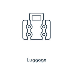 luggage icon vector