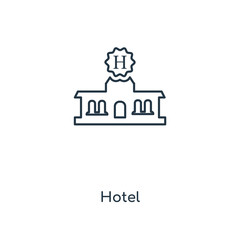 hotel icon vector