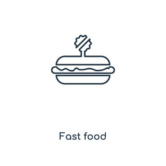 fast food icon vector