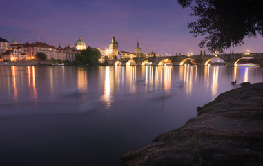 Fototapeta premium Prague - Charles bridge, Czech Republic