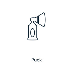 puck icon vector