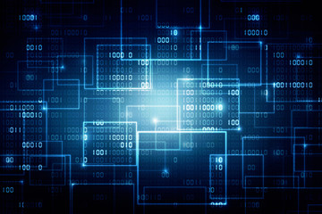2D Digital Abstract Business Networking background
