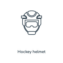 hockey helmet icon vector