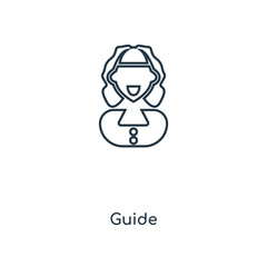 guide icon vector