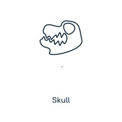 skull icon vector