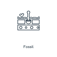 fossil icon vector