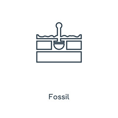 fossil icon vector