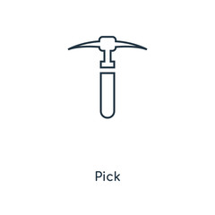 pick icon vector