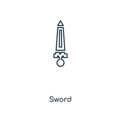 sword icon vector