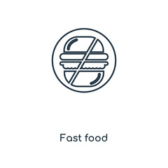 fast food icon vector