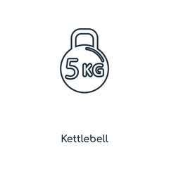 kettlebell icon vector