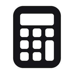 Calculator icon vector.