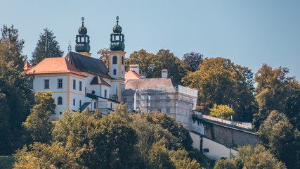 Fototapeta premium Beautiful view at Passau - Danube - Bavaria - Germany