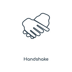 handshake icon vector